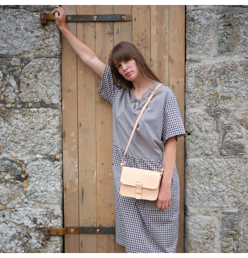 Kate Sheridan Nude Square Loop Bag