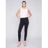 Twill Pull-On Pants - Black