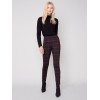 Plaid Ponte Skinny Pants - Ruby