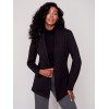 Ponte Knit Blazer - Black