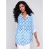 Printed Crinkle Georgette Blouse - Geo