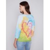 Printed Dolman Sweater - Multicolor