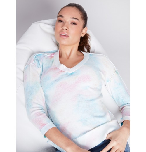 Reversible Cotton Sweater - Multicolor