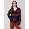 Reversible Plaid Jacket - Cinnamon