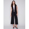 Tailored Blazer Vest - Black