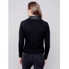 Vintage Faux Leather and Rib Knit Perfecto Jacket - Black